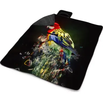 deka Sablio Plážová deka Barevný papoušek: 200x140 cm