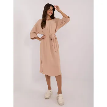 Dámské šaty LK SK šaty 509694.61 camel L/XL