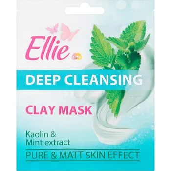 Přípravek na čištění pleti a oči Ellie Hloubkově čisticí jílová maska 2 x 8 ml