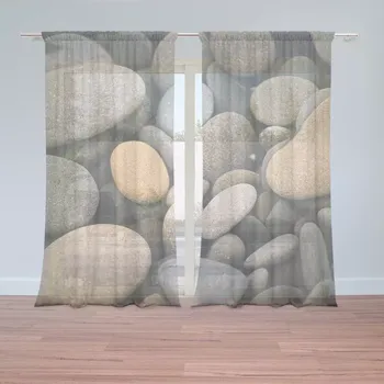 Záclona Sablio Záclony Kameny: 2 ks - 150x250 cm - Sablio