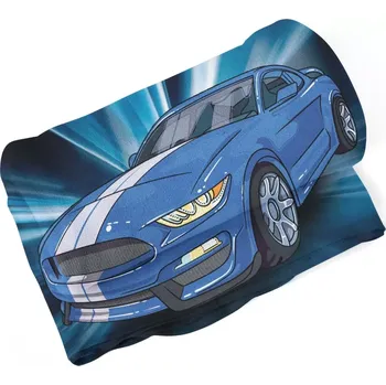 deka Sablio Deka Mustang Modré pozadí - 150x120 cm