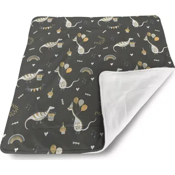 Dětská deka Sablio Dětská deka pro miminko Dinosauří párty - 80x100 cm