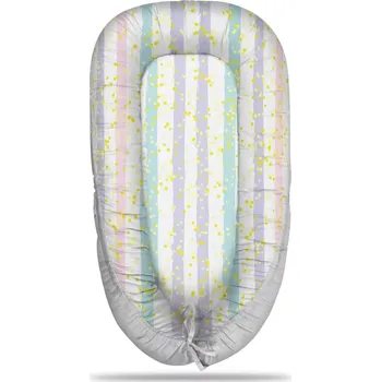 Hnízdečko pro miminko Sablio Hnízdečko pro miminko Pruhy a tečky štětcem