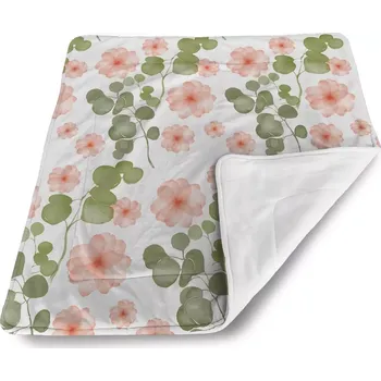 Dětská deka Sablio Dětská deka pro miminko Jarní květy - 80x100 cm