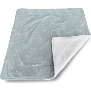 Dětská deka Sablio Dětská deka pro miminko Bílé lístky - 80x100 cm