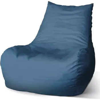 Sedací pytel Sedací vak Bean Indigově modrá - Sablio - 100 x 90 x 45 cm