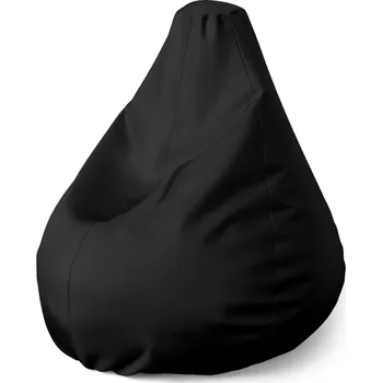 Sedací pytel Sedací vak Pear Černá - Sablio - 70 x 95 x 15 cm