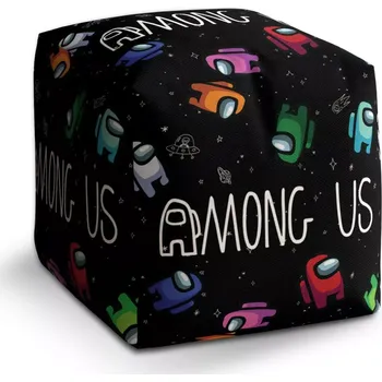 Taburet Sablio Taburet Cube AMONG US Levitující ve vesmíru: 40x40x40 cm