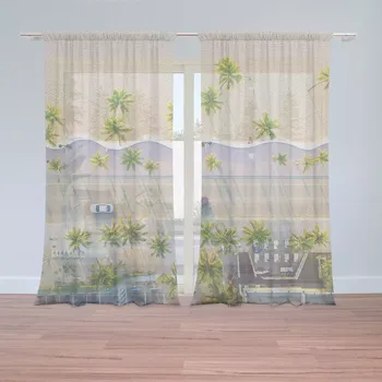 Záclona Sablio Záclony Pobřeží: 2 ks - 150x250 cm - Sablio