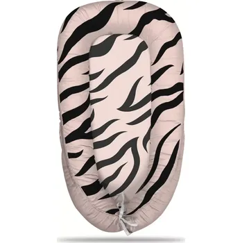 Hnízdečko pro miminko Sablio Hnízdečko pro miminko Růžový vzor zebry