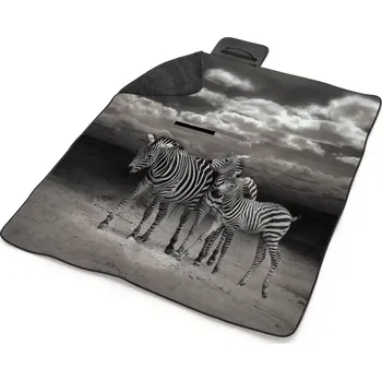 deka Sablio Plážová deka Zebry: 200x140 cm