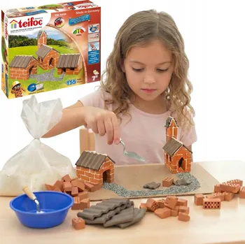 ostatní stavebnice Stavebnice Cihliček Stavebnice pro děti Teifoc Vesnice 155 dílků