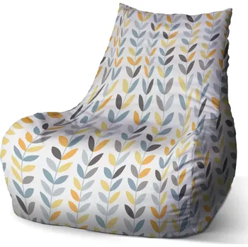 Sedací pytel Sedací vak Bean Barevné lístky - Sablio - 60 x 70 x 70 cm