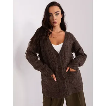 Dámský svetr Jumper AT SW 2358.31 hnědá jedna velikost