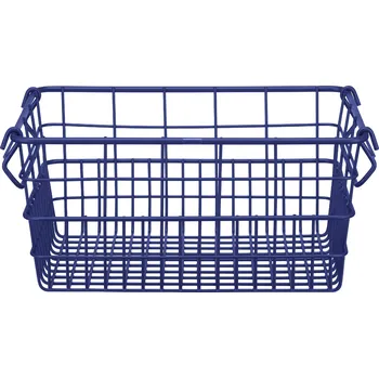 chlebník Blomus KAGO hranatý úložný košík S tmavě modrý