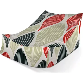 Sedací pytel Sablio Sedací vak Lounge Hravé šedesátky - 80 x 95 x 50 cm