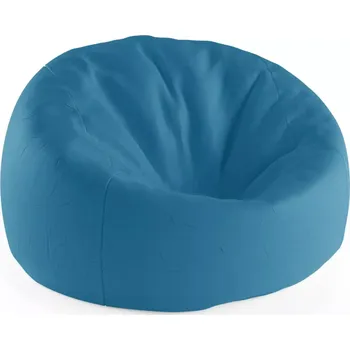 Sedací pytel Sablio Sedací vak Cocoon Safírově modrá - 75 x 45 x 35 cm