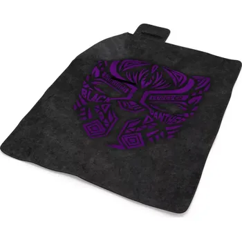 deka Sablio Plážová deka BLACK PANTHER wakanda forever Fialový: 200x140 cm