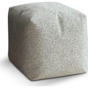 Taburet Sablio Taburet Cube Nežná krajka: 40x40x40 cm