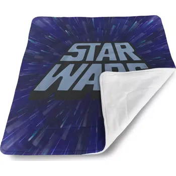 Dětská deka Sablio Dětská deka pro miminko Star Wars Vesmír - 80x100 cm