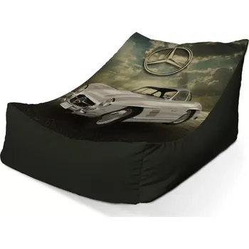 Sedací pytel Sablio Sedací vak Lounge Mercedes-Benz 300 SL Na silnici - 80 x 95 x 50 cm