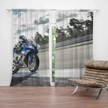 Závěs Sablio Závěsy Motorkář: 2 ks - 140x250 cm - Sablio