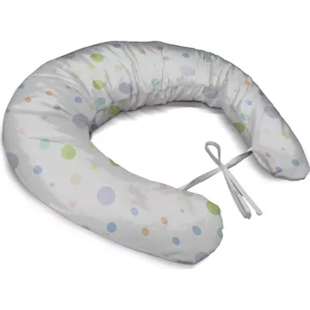 Kojící polštář Sablio Těhotenský polštář Barevné puntíky