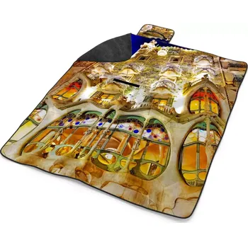 deka Sablio Plážová deka Barcelona Gaudi Casa Batllo 1: 200x140 cm