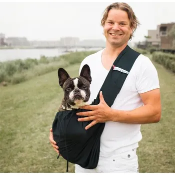 Taška pro psa a kočku 4LazyLegs Pets Carrier Basic Black + Doprava zdarma