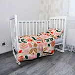 Sablio Mikroplyšové povlečení do dětské postýlky Retro folklór - 100x135 / 40x60