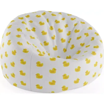 Sedací pytel Sablio Sedací vak Cocoon Žluté kačenky - 115 x 75 cm x 45 cm - Sablio