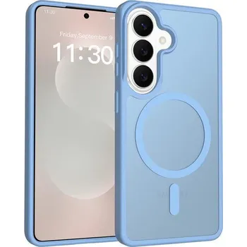 Pouzdro na mobilní telefon JP MagFit Colour MagSafe obal s N52 magnetem, Samsung Galaxy S26, světle modrý