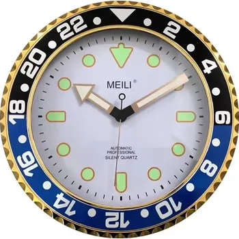 Hodiny Retro tiché nástěnné hodiny do obýváku | nástěnné hodiny, hodiny na zeď - H