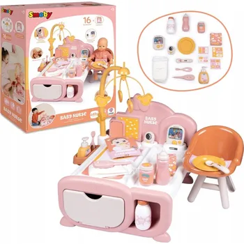Doplněk pro panenku Smoby Baby Nurse Elektronický koutek pro péči o panenku