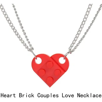 Přívěsek 2 ks Párové klíčenky srdce pro pár | přívěsek - 2