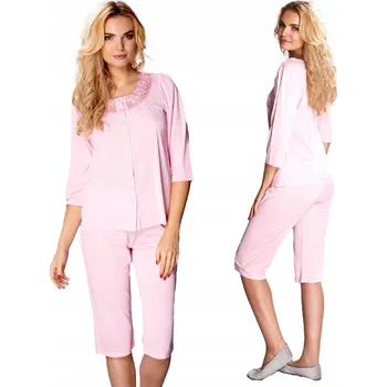 Dámské pyžamo MEWA lingerie dámské pyžamo viskóza růžová velikost 46