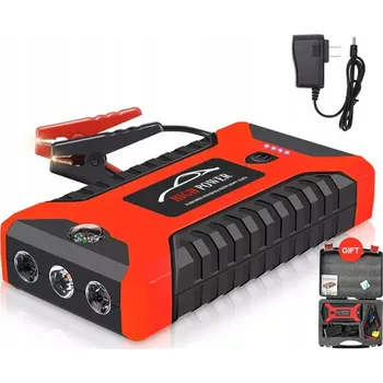 Powerbanka STARTOVACÍ BOOSTER ROZRUCH MOTORU POWERBANKA KOMPAS KABELY 4 X USB 99800mAh