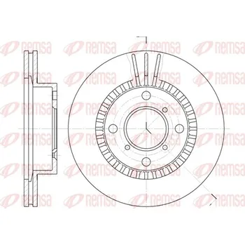 Brzdový kotouč Brzdový kotouč REMSA 6553.10