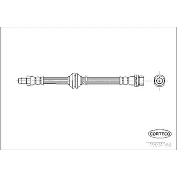 Brzdová hadice Brzdová hadice CORTECO 19031168