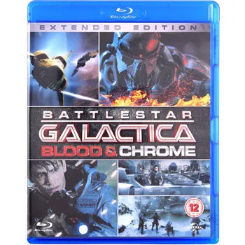Blu-ray film Battlestar Galactica - Blood And Chrome (Complete Mini Series) Blu-ray disk