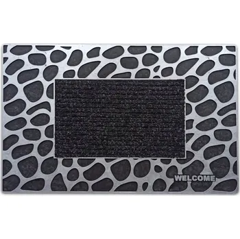 Rohožka Hotová gumová textilní rohožka venkovní 70 x 40 cm