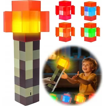 Nástěnné svítidlo RGB LED nástěnné svítidlo 4 barvy (černá/bílá/modrá/zlatá) nabíjené přes USB-C - dekorace do herního pokoje