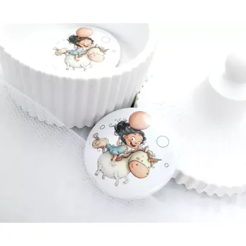 Kosmetické zrcátko Já a jednorožec, zrcátko průměr 58 mm, 1 kus