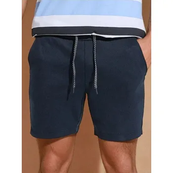 Sinsay - Šortky slim fit - námořnická modrá - 5154O-59X - 5154O-59X-S