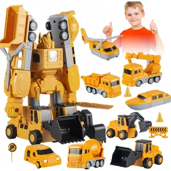 ostatní stavebnice MAGNETICKÁ STAVEBNICE ROBOT TRANSFORMER KONSTRUKČNÍ HRAČKA