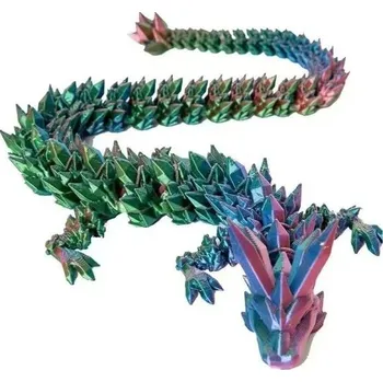 Létající drak Svítící drak s křídly 3d | luminiscenční drak, dekorace drak - E , 30cm