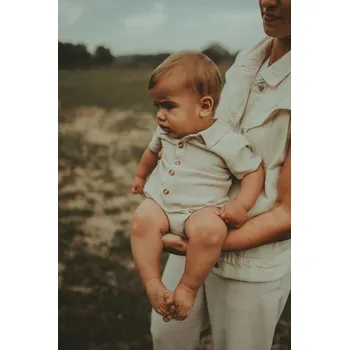 Kojenecký body Kojenecké body Donsje Ulec Romper 3032900 béžová 01X, vel. 86