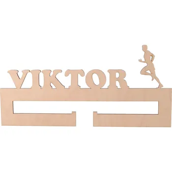 věšák na medaile ČistéDřevo CZ1755 dřevěný věšák na medaile s vlastním motivem