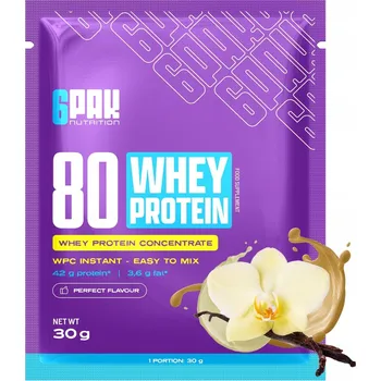 Protein Protein BALENÍ 6 KUSŮ Nutrition WPC koncentrát, vanilková příchuť, prášek, 30 g