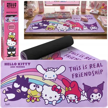 Podložka pod myš Hello Kitty Kuromi Podložka na psací stůl PROTISKLUZOVÁ podložka pod klávesnici
